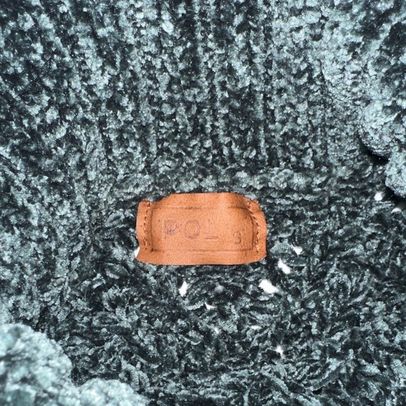 Women's Emerald Green Turtleneck Sweater - Picture 2 of 3